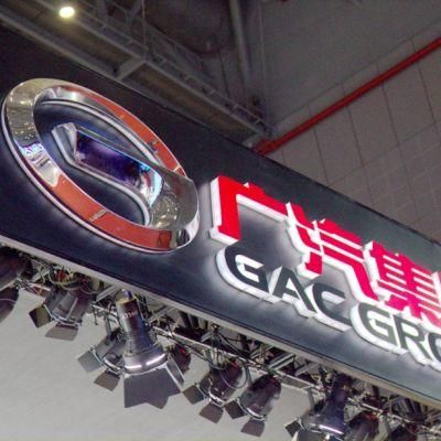 Factory Price Electroplating Metal Luster Thermoform LED Lighten Car Logos Name