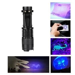 USD1.68 Money Detector Zoom LED 395nm UV Flashlight