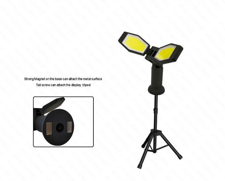 Rechargeable Sos COB 20W LED Inspection Light with Tripod Stand