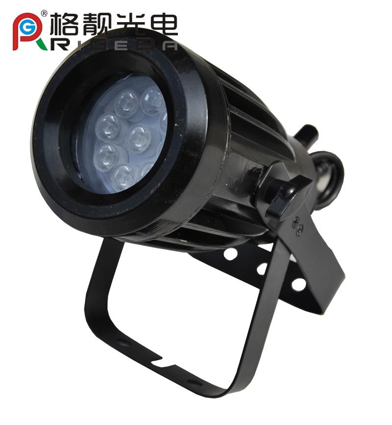 Warm White Color 9 LEDs 3W Indoor LED PAR Light for Mirror Ball