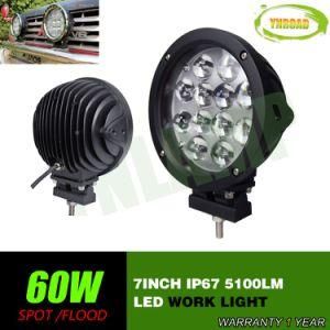 60W 7inch CREE LED Working Light Work Lamp for Jeep