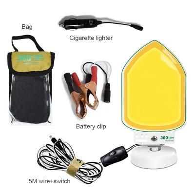 360 TM-10 Portable Camping Light COB Outdoor Lantern Night Flea Market Lamp Car Repairing Lamp