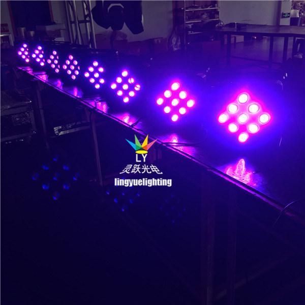 9X12W RGBW DMX Stage DJ LED PAR Light