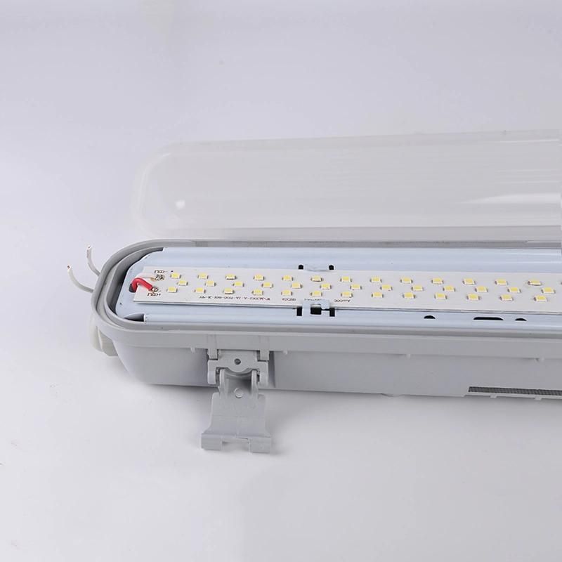 Unbreakable 60W 140lm/W 2*1500mm LED Waterproof IP65 Linear Light Lamp