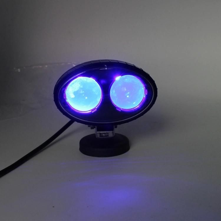 Blue Forklift Light Spot Driving LED Work Lights LED Warning Lamp 10W 12V