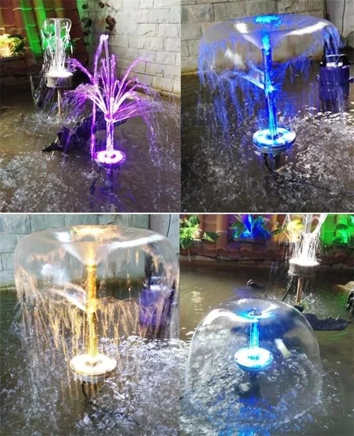 9X3w IP68 RGB LED Underwater Fountain Ring Light