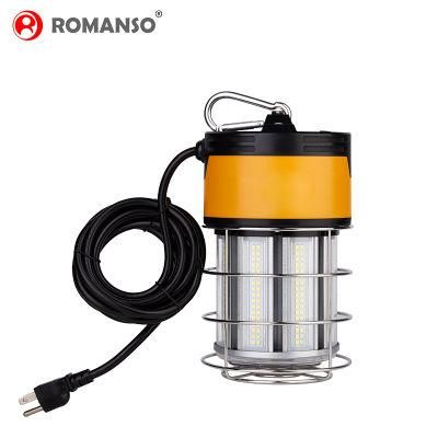 Romanso High Quality IP64 Waterproof 60W 100W 150W 130 Lm/W 360 Degrees Lighting LED Portable Construction Work Light