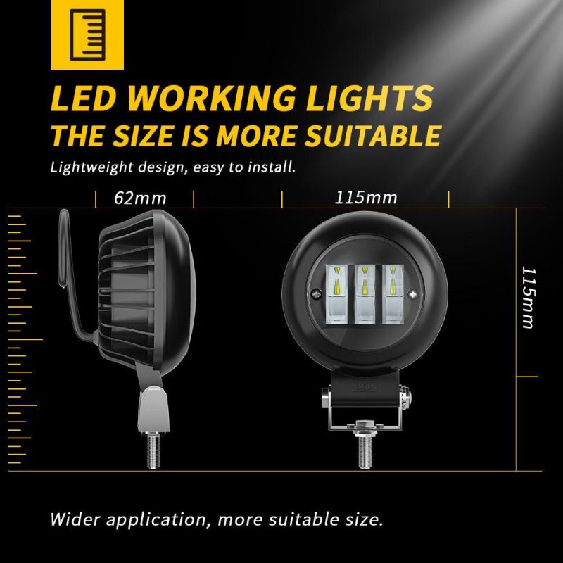 Dxz Direct-Selling 4.5inch 30W LED Lamp LED Spotlight Headlight Car Fog Light Motorcycle Tractors Driving