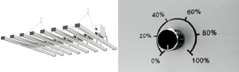 High Power High Ppf Efficacy 800W LED Plant Growth Light