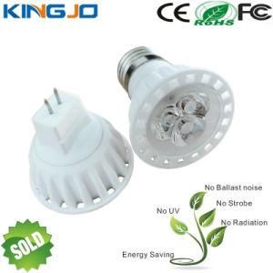 Ceramic 3W LED Spotlight Gu5.3/GU10/E14