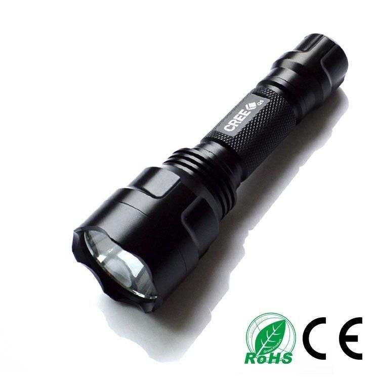 Develope New Flashlight CREE Q5 5W Camping Fishing Rechargeable Waterproof Flashlight