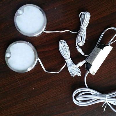 Magnet 12V Stick on Closet Light Portable LED Puck Night Lights for Cabinet Wardrobe Counter Kitchen Bedroom