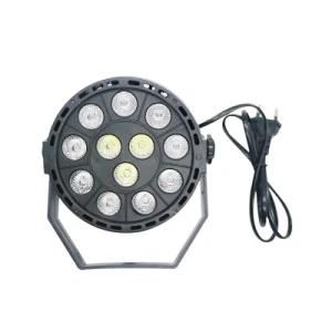 Stage Light Pl12 40W 6CH 12PCS 3 in 1 Plastic LED PAR Light