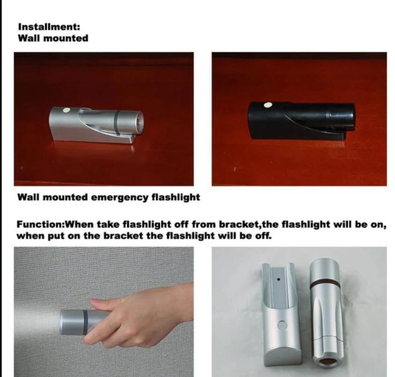 Shenone Waterproof Brightest Emergency Aluminum Rechargeable Handheld Hotel Flashlight