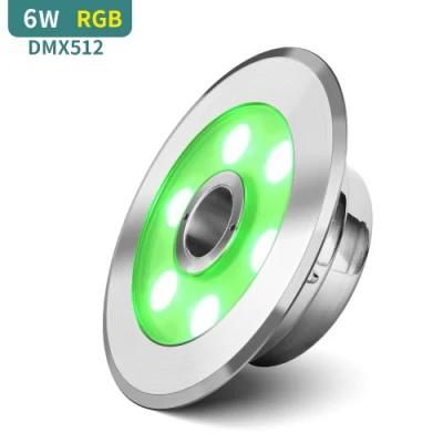 Manufacturers IP68 Waterproof 6W RGB Fountain Ring Light