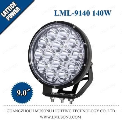 9.0 Inch 140W Offroad Auxiliary LED Driving Lamp for Auto Car Truck Boat