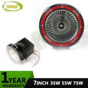 7inch 35W 55W 75W Round Spot Flood HID Work Driving Light