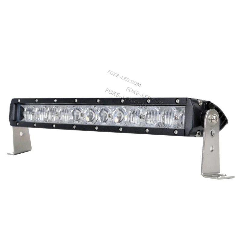 Single Row LED Light Bar 36W Black Ground New Offroad Light Bar 4X4 ATV Car Light Strip