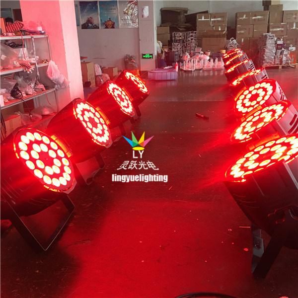 Factory Professional 24PCS Rgbwuv 6in1 LED PAR Can Stage Light