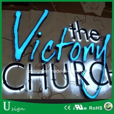 Outdoor 3D Letter Acrylic Big Luminous Letter Commercial Sign
