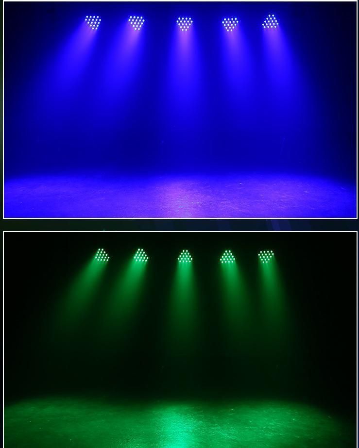 DJ Equipment LED PAR Light 54*3W Stage Lighting PAR LED RGBWA UV for DJ Disco