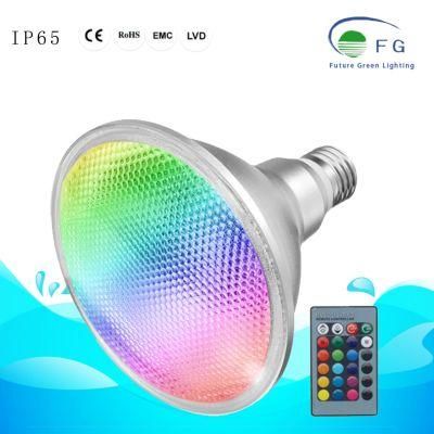 IP65 LED Outdoor PAR38 Light Bulb with Remote