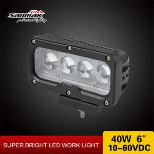 40W 6&quot; Spot Flood Beam CREE LED Driving Light