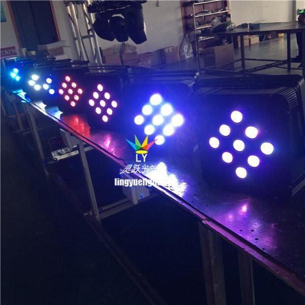 9X10W 4in1 Battery Wireless Flat LED PAR 64