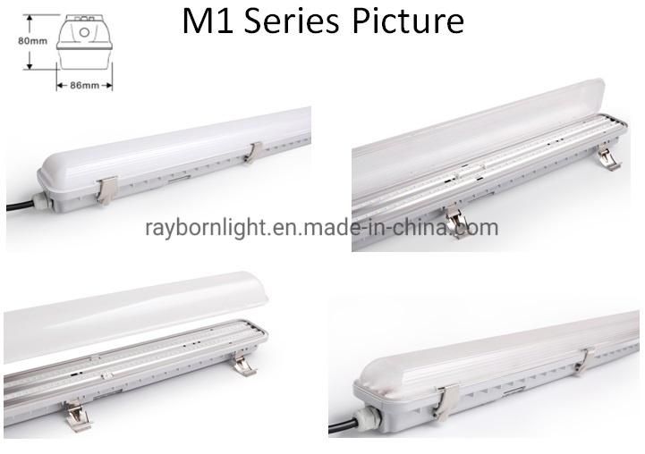 IP65 5FT 1500mm Warehouse Factory Workshop Supermarket Linear Low Bay 50W 60W LED Tri-Proof Light/Vapor Tight Fixture