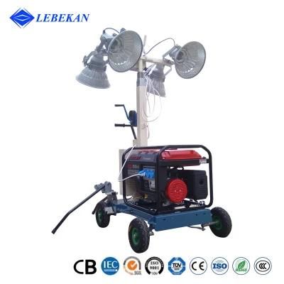 Lebekan Honda Generator 220V 400W*4 1000W*4 Mobile Lighting Beacon Emergency Mobile Light Tower Bulkbuy