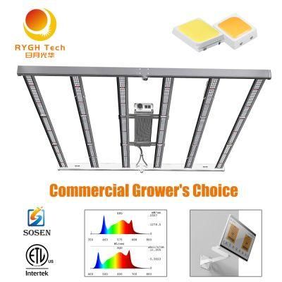 PRO LED 650W 1700e Weed Vertical Farming Adjustable Foldable LED Grow Lights