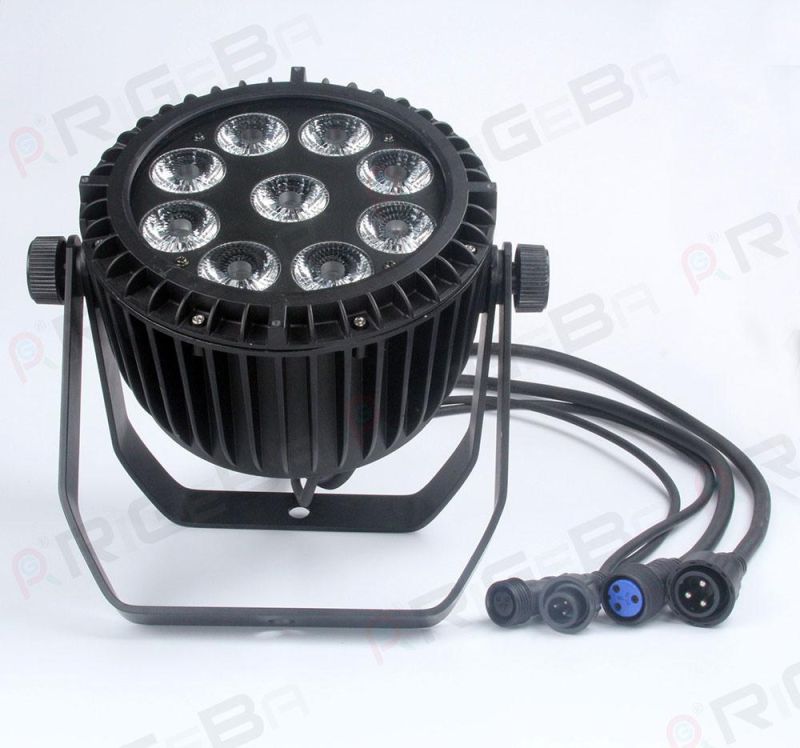 9*15W UV+RGBWA 6in1 LED Outdoor PAR Light for Landscape