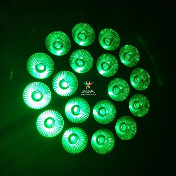 RGBWA 5in1 Change Color PAR RGBW 18X15W LED Stage Lights