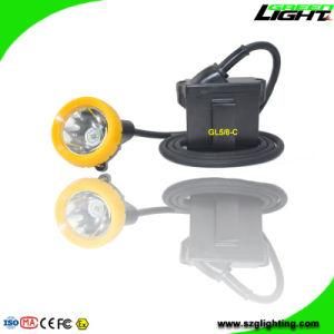 Gl8-C CREE LED Mining Light Cap Lamp, 10000 Lux IP68 Miners Lantern Headlamp with Cable