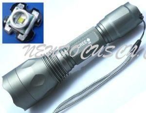 High Power Cree Q5 LED Rechargeable LED Flashlight 1*18650 (YA0010C)