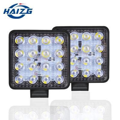 Haizg 48W Square Work Light Tractor Spotlight LED Light