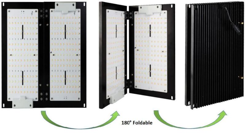 120W Hydroponics Samsung Quantum Lamp Full Spectrum LED Grow Panel Light for Indoor Plants Veg Flower Greenhouse