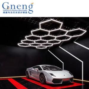 The Professional High Flux LED Hexagon Garage Lighting Car Detailing Lights Car Workshop LED Light