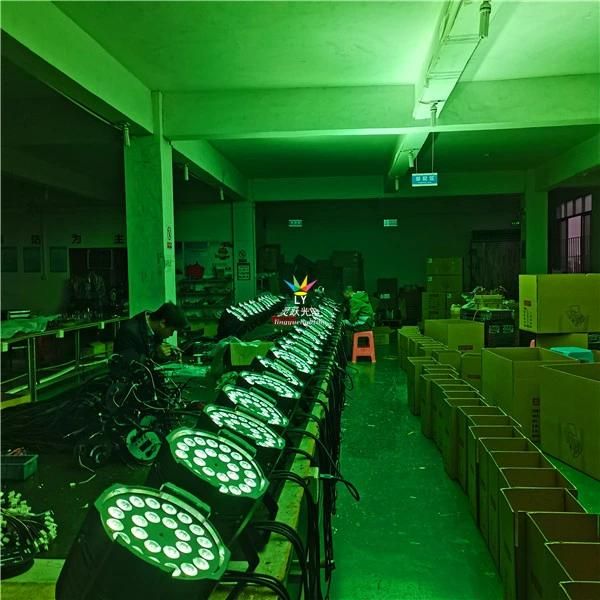 24PCS 18W Rgbwuv 6in1 LED PAR Stage Lighting Equipment for Event