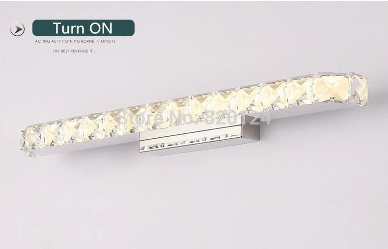 Modern LED Mirror Crystal Wall Lighting Industrial Style Bathroom Vanity Light (WH-MR-65)