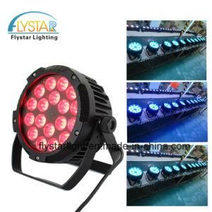 Wedding Decoration 18PCS DMX LED Slim Flat PAR Stage Light