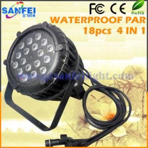 18PCS*10W RGBW 4in1 IP65 Waterproof PAR Light (SF-306B)