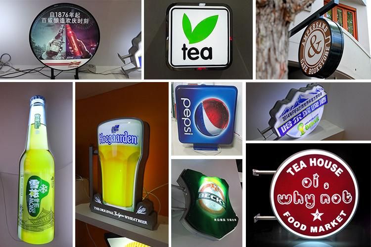 Custom Full Lighting Acrylic LED Advertising Display Light Box