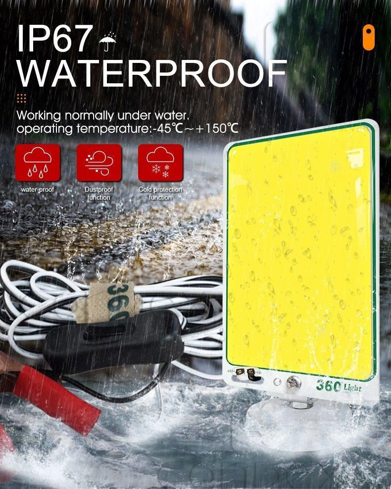 Pocket Lamp Portable Camping Light COB Outdoor Lantern Night Flea Market Lamp Car Repairing Lamp
