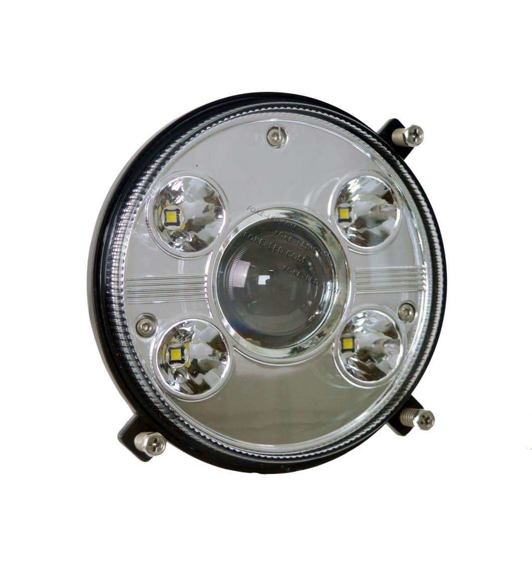 E-MARK 50W Massey Ferguson Fendt High-Low Beam Round LED Headlight