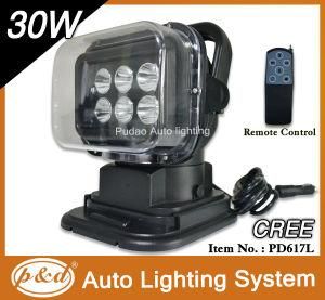 CREE 30W 50W LED Search Light with Flexible Remote Control (PD630L-H)