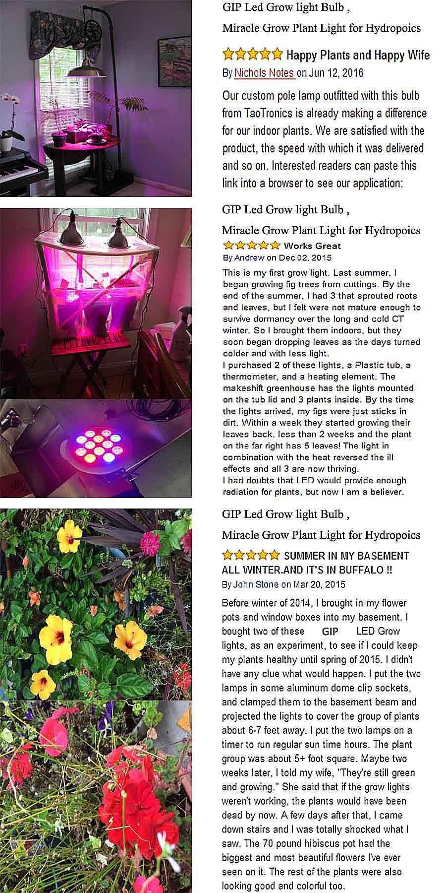 Best Seller 12W 24W E27 LED Grow Lights for Home Plants