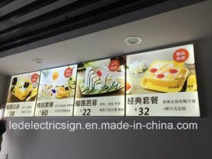 LED Menu Display with Aluminum Snap Light Box
