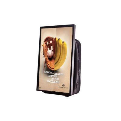 21.5 Inch Portable LED Advertising Display Backpack LCD Digital Billboard