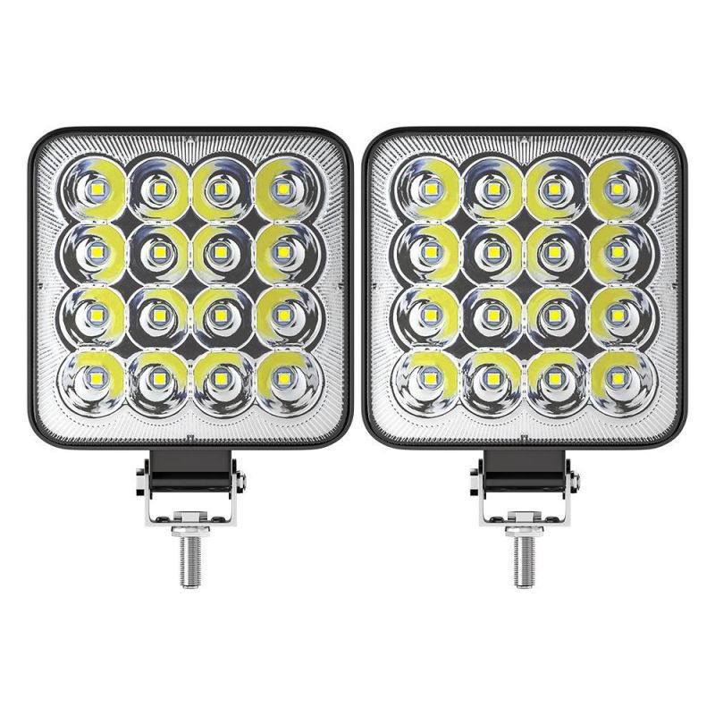 Dxz New 16LED 48W Spotlight Truck SUV Work Light 4X4 Offroad Car ATV UTV for Jeep Motorcycle LED Auto Light Factory